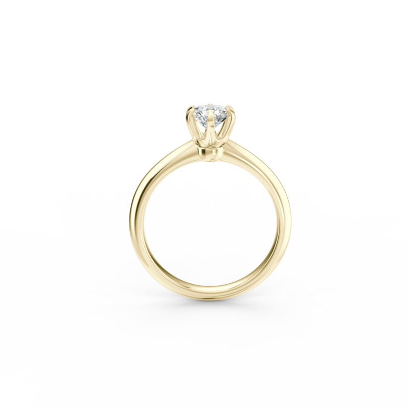 Prsten Caroline Klasik - žluté zlato, diamant 0,50 ct - Image 2