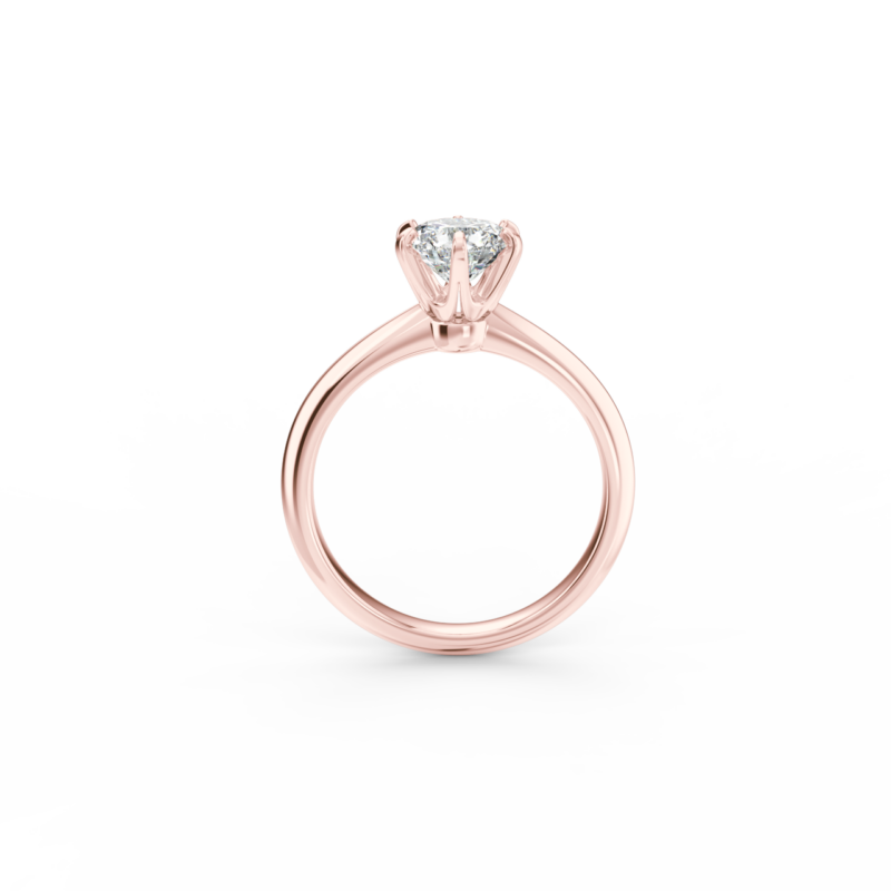Prsten Caroline Klasik - růžové zlato, diamant 1,00 ct - Image 2