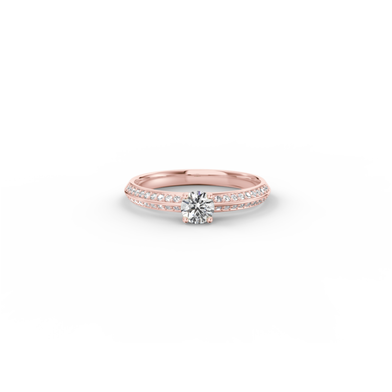 Prsten Eloise Romantik - růžové zlato