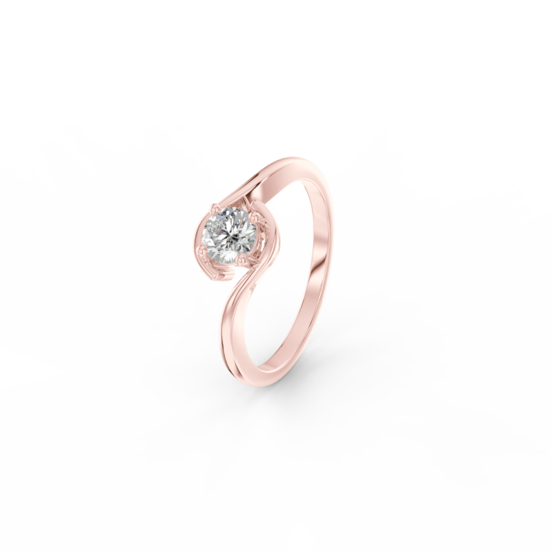 Prsten Celeste Modern - růžové zlato - Image 2
