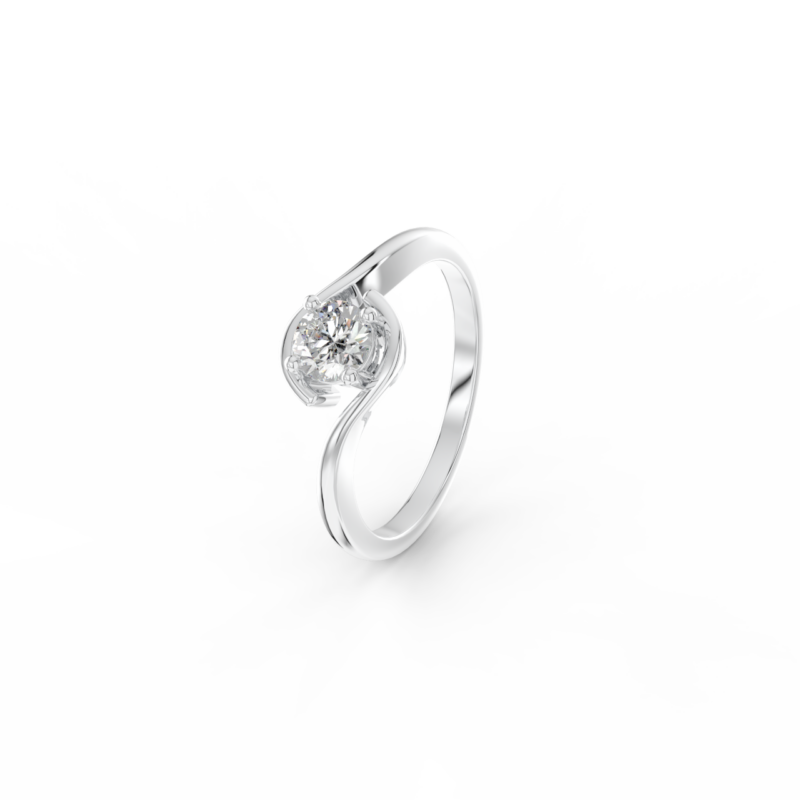 Prsten Celeste Modern - bílé zlato - Image 2