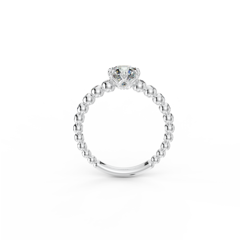 Prsten Bubbles C1 - bílé zlato, bílý diamant - Image 3