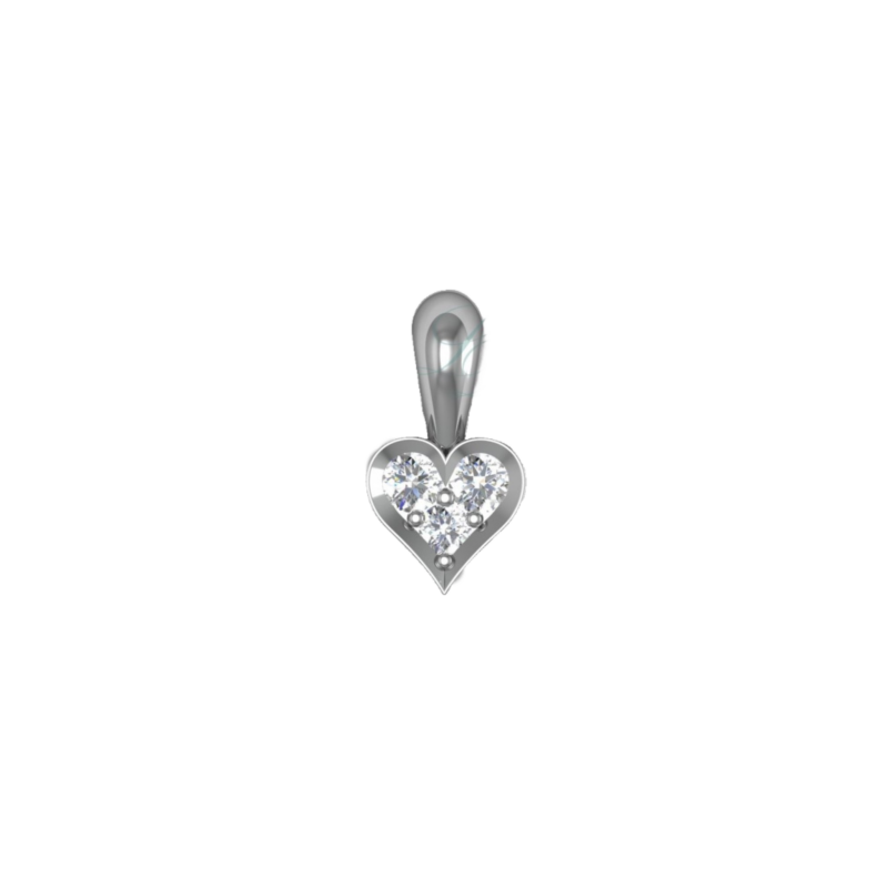 Přívěsek Tenderness - bílé zlato, diamanty