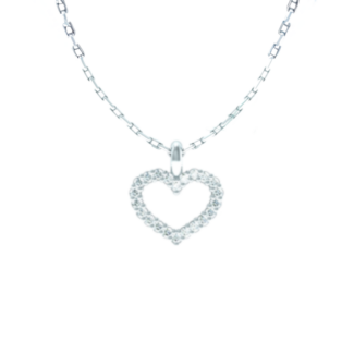 Přívěsek Lovely - bílé zlato, diamanty