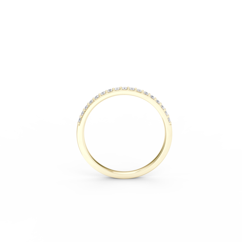 Dámský snubní prsten 110 - žluté zlato, diamanty - Image 3