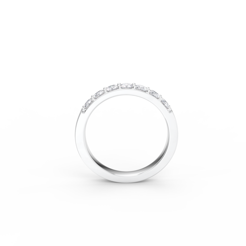 Dámský snubní prsten 120 - bílé zlato, diamanty - Image 3