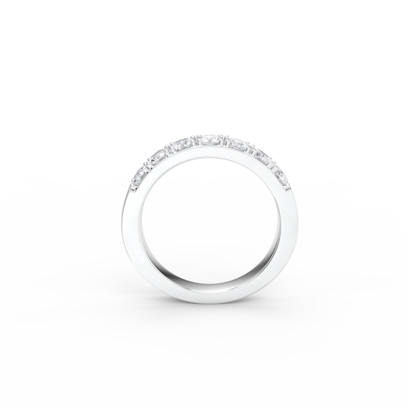 Dámský snubní prsten 130 - bílé zlato, diamanty - Image 3