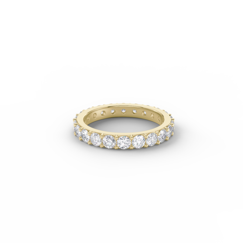 Dámský snubní prsten 150 - žluté zlato, diamanty