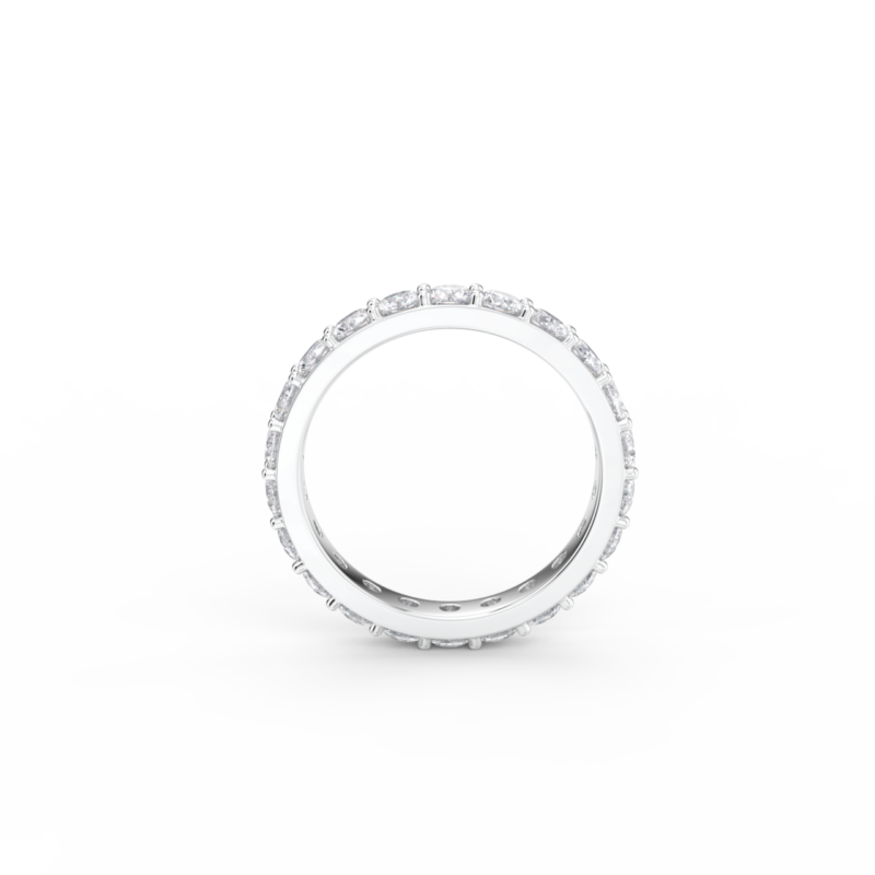Dámský snubní prsten 150 - bílé zlato, diamanty - Image 3