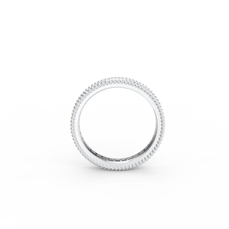 Dámský snubní prsten 190 - bílé zlato, diamanty - Image 3