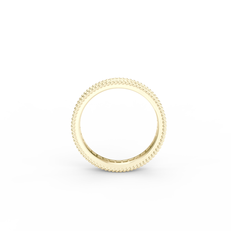 Dámský snubní prsten 190 - žluté zlato, diamanty - Image 3